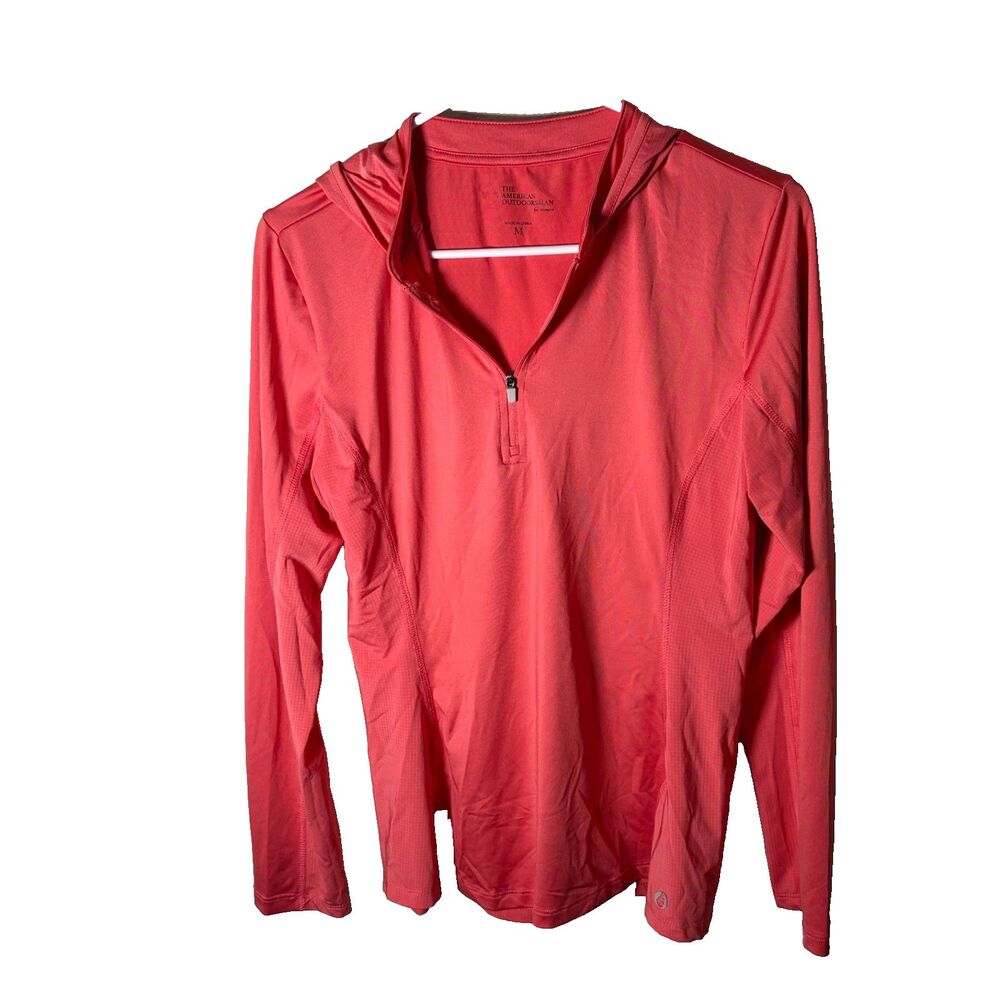 The American Outdoorsman Sweatshirt Women's Medium Outdoor Athletic 1/4 Zip